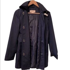 𝅺MICHAEL Kors Women Trench Rain Coat- Size XSP Color Blue